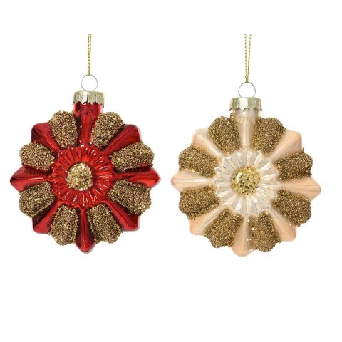 FIORE GLITTER ORO ROSSO H.8